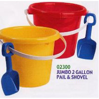 JUMBO 2 GALON PAIL & SHOVEL (1 SET)