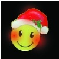 SMILEY FACE MAGNETIC LED PIN (1 DOZEN)