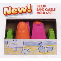 SAND CASTLE MOLDS ASSORTED (1 PIECE)
