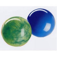 15" MARBLE SWIRL DEFLATED BALL (1 PIECE)