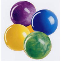 10" MARBLE SWIRL DEFLATED PLAYBALL (1 PIECE)