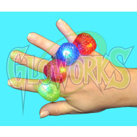 FLASHING RING - HEART SHAPED (1 PIECE)