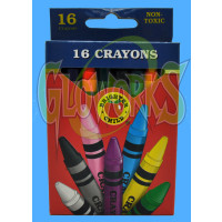 16 COUNT CRAYONG - ASSORTED (1 PACK)