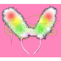 LED BUNNY EARS - PINK (1 PIECE)