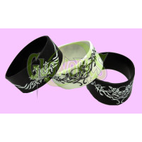 SILICONE BRACELETS - TATTOO DESIGNS (1 DOZEN)