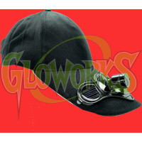 BLACK HAT WITH SOLAR POWERED FAN (1 PIECE)