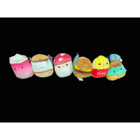 5" ASSORTED FOOD SQUISHMALLOW PLUSH