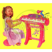 LED PIANO WITH STOOL AND MICROPHONE (1 PIECE)