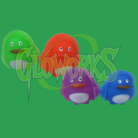 PENGUIN FLASHING PUFFERS - ASST. COLORS (1 PIECE)