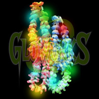 LED LEI NECKLACE - ASSORTED COLORS (1 PIECE)