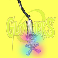 ACRYLIC LED NECKLACE - SKULL SHAPED (1 PIECE)