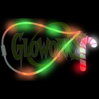 CANDY CANE FLASHING LANYARD (1 PIECE)
