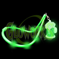 BEERMUG FLASHING LANYARD - GREEN (1 PIECE)