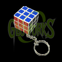 MINI RUBICS CUBE KEYCHAIN (1 DOZEN)