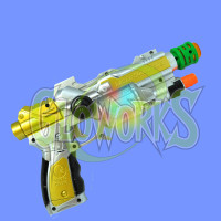 GUN WITH LASER & SOUND (1 PIECE)