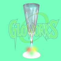 LED GLASS - 7OZ CHAMPAGNE (1 PIECE)
