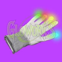 LED WHITE GLOVE - MULTI COLOR (1 PAIR)