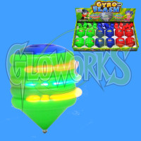 LED SPINNING LASER TOP (1 DOZEN)