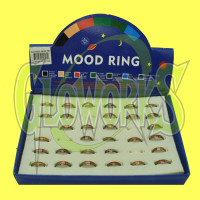 MOOD RINGS - ASSORTED SAYINGS 36/DISPLAY