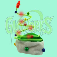 CHRISTMAS TREE LED SPRING HAT (1 PIECE)
