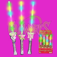 GLITTER FLASHING WAND - ASST. SHAPES (1 PIECE)