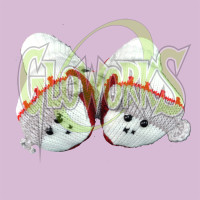 SOCK MONKEY KNITTED GLOVES (1 PAIR)