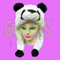 SHORT ANIMAL HAT - PANDA (1 PIECE)