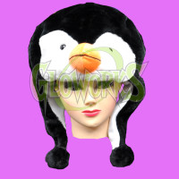 SHORT ANIMAL HAT - PENGUIN (1 PIECE)