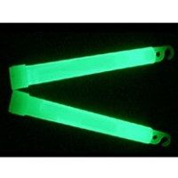 6" GLOW STICKS - GREEN (25 PIECES)