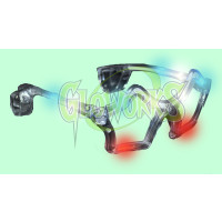 STAR SHAPED FLASHING SUNGLASSES - R/W/B (1 PIECE)