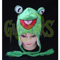 WOOL KNIT FROG ANIMAL HAT (1 PIECE)