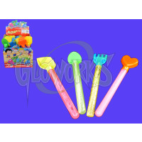 8" Beach Shovels with Bubble Blower in Handle - Assorted Shapes (1 PIECE)