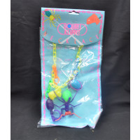 KIDDIE ASSORTED PLASTIC NECKLACES (1 DOZEN)