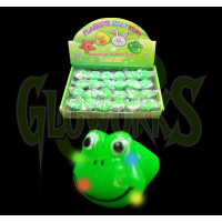 LED SOFT SQUEEZE RING - FROG (1 PIECE)