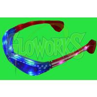 USA FLAG FLASHING SUNGLASSES (1 PIECE)