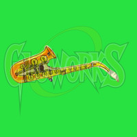 SAXOPHONE FLASHING MAGNETIC LED PIN 