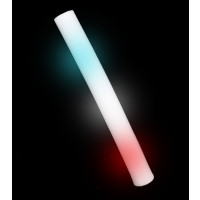 RED/WHITE/BLUE FLASHING RALLY STICKS (1 PIECE)