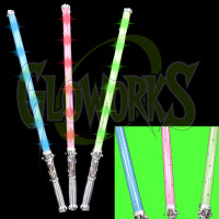 GLITTER LED SWORD - ASSORTED COLORS (1 PIECE)