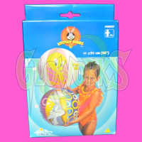 20" ASSORTED LOONEY TUNES BEACH BALLS (1 PIECE)