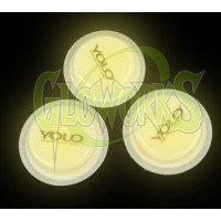 "YOLO" GLOW IN THE DARK BADGE (1 PIECE)