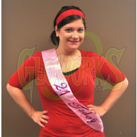 "21 Today" Flashing Pink Sash (1 PIECE)