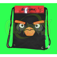 BLACK ANGRY BIRD NAPSACK (1 PIECE)