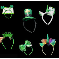 12 PIECE ASSORTED ST. PATRICK'S DAY HEADWEAR 