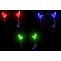 LED DEVIL HORNS - SMALL STYLE (1 PIECE)