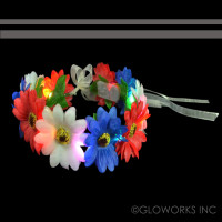LED USA FLOWER CROWN (1 PIECE)
