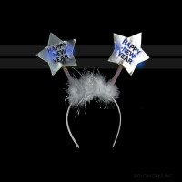 HAPPY NEW YEAR LED STAR BOPPERS (1 PIECE)