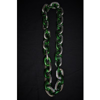 GREEN AND SILVER LIGHT UP CHAIN