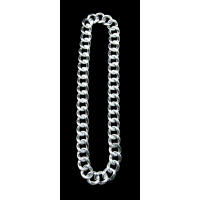 NON-FLASHING SILVER CHAIN LINK NECKLACE