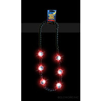 FLASHING BEADED EYEBALL NECKLACE (1 PIECE)