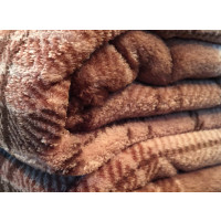 260 PRINTED SERASOFT - Berkshire Serasoft Blanket Sturbridge Plaid, Mocha (Queen)